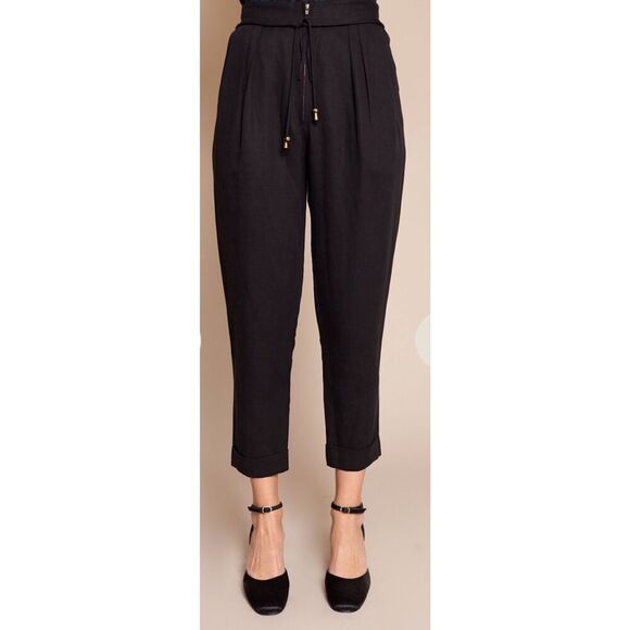 APIECE APART VEGA EASY PANT- BLACK - Picture 2 of 9